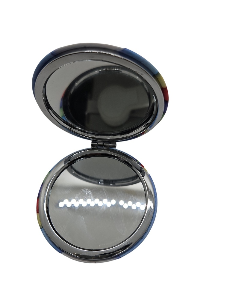Double Side Pocket Mirror With 3D Bulge Shapes