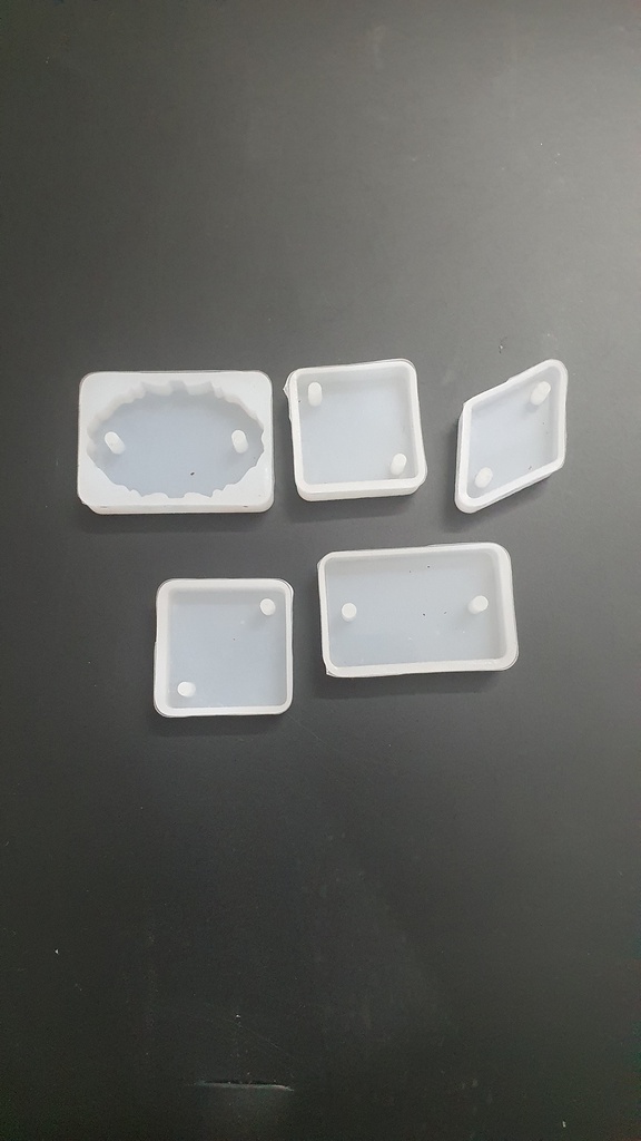 Silicone Single Moulds With Double Hole 