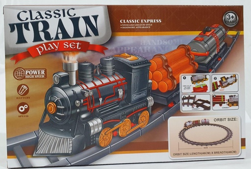 LMI-233A-2 Classic Train Play Set With Track 