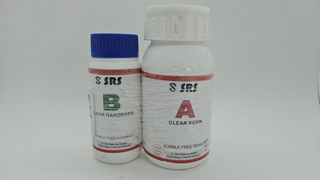 SRS 2 : 1 Bubble Free Clear 200gm Resin & 100gm Hardener  