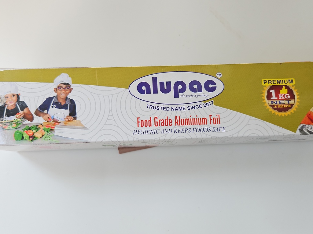 Alupac Food Grade Premium 18 Micron Aluminum Foil 1 Kg