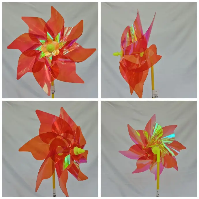 Neon Wind Flower Fan