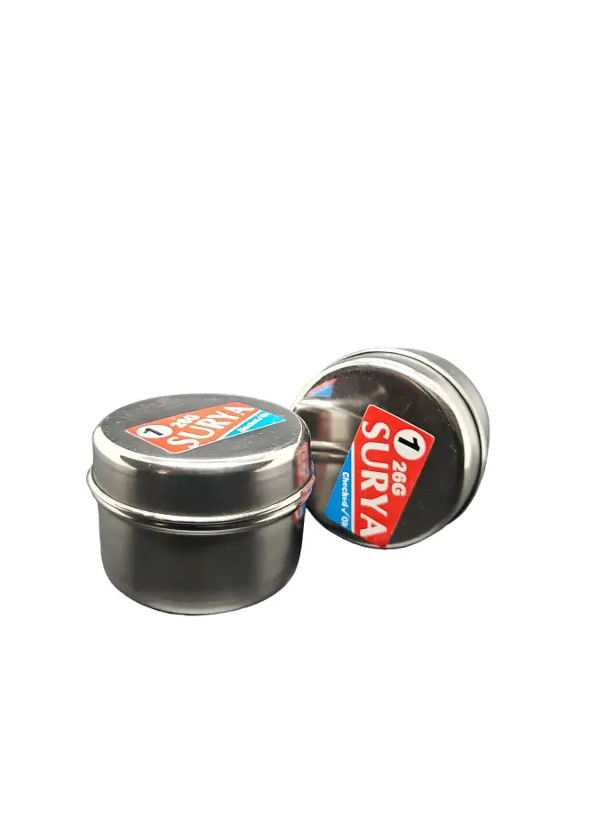 Surya 1 Small  Stainless Steel Container