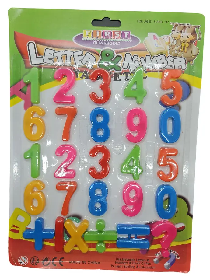 Math Number & Signs Board Plastic Shapes