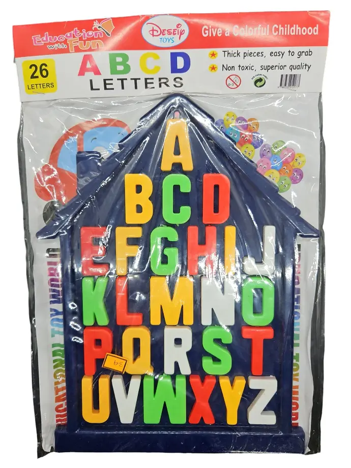 English Alphabets Board Plastic Shapes