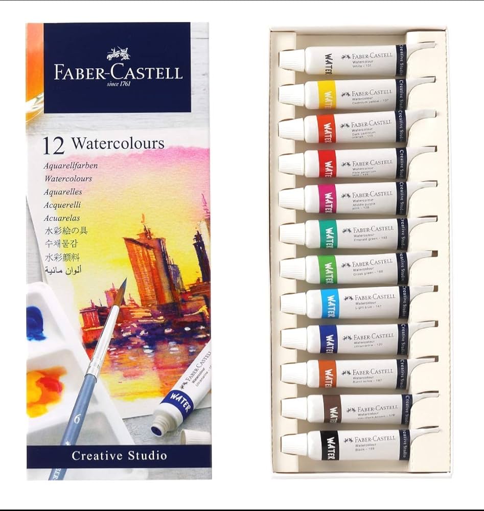 Faber Castell 12 Shade Water Colors