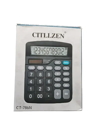 [IX2401620] CITLLZEN CT-786N Digital Calculator Auto Off & Solar Power