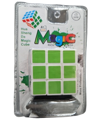 [IX2401942] Magic Square Rubik's Cube With White Boarder & Stand