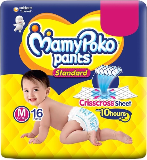 [IX2402662] Mamy Poko Standers Diaper Pants Medium 16s/Pack