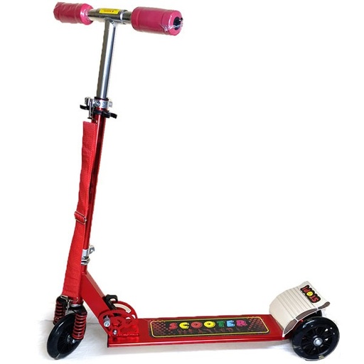 [IX000504] Foldable 3 Wheel Scooter Kids Ride On Leg Push Cycle 