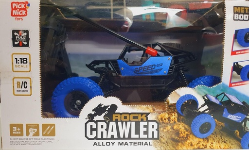 [IX000539] 8211 Built To Last Rock Crawler 1:18 Scale Remote Controlled Full Function Off Road Jeep With Over Sized Wheels 