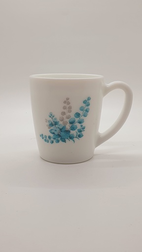 [IX001363] Cello Ceramic Premium Blue Floral 280 ml  Printed Milano Mug