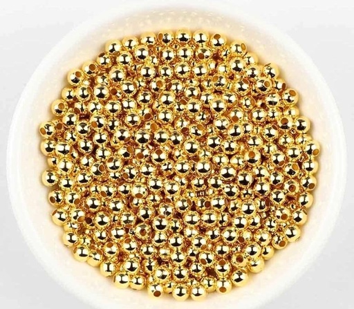 [IX001847] Craft Moti Pearl Golden 10 mm