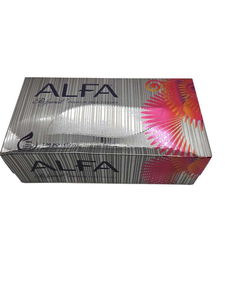 Alpha Perfumed Premium 2 Ply Face Tissue