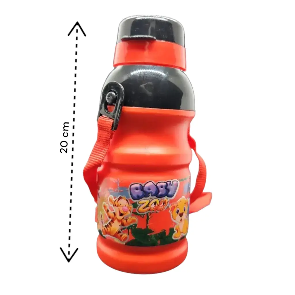 [IX2400992] Insulated Sipper Water Bottle With Straw & String Small (Red)-Photoroom (1).webp
