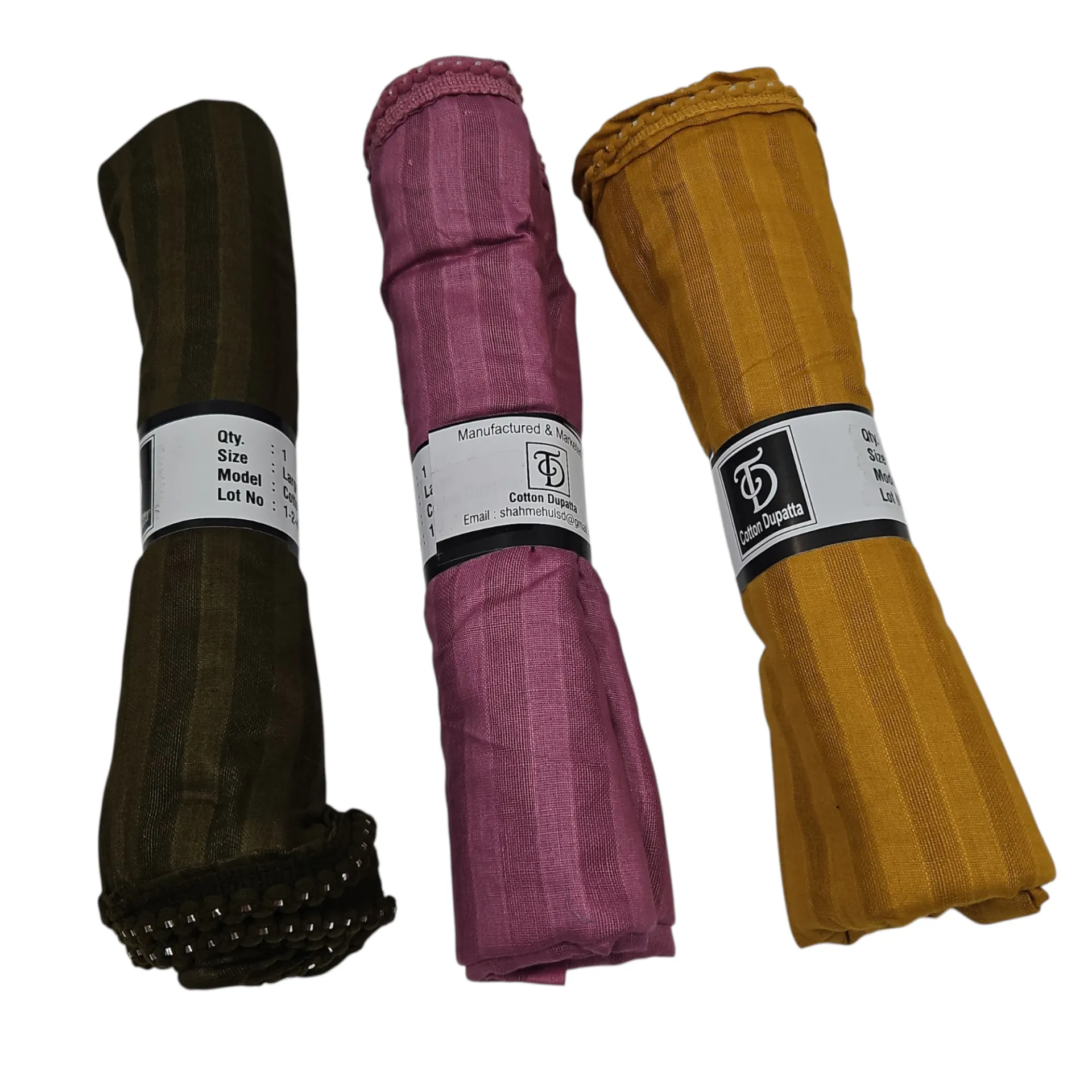 [IX2600568] TD Cotton Duppatta Plain Maxi Shawls