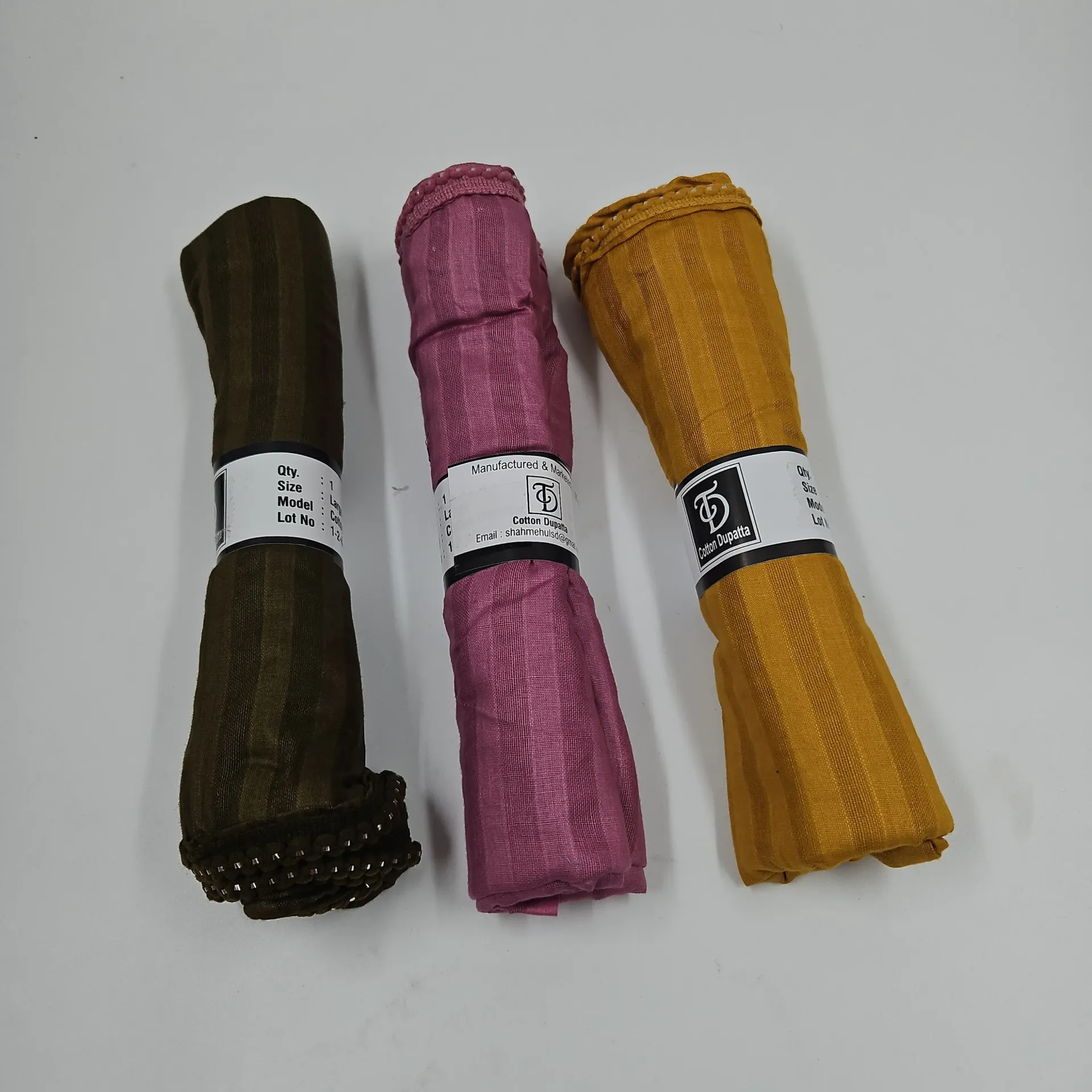 TD Cotton Duppatta Plain Maxi Shawls