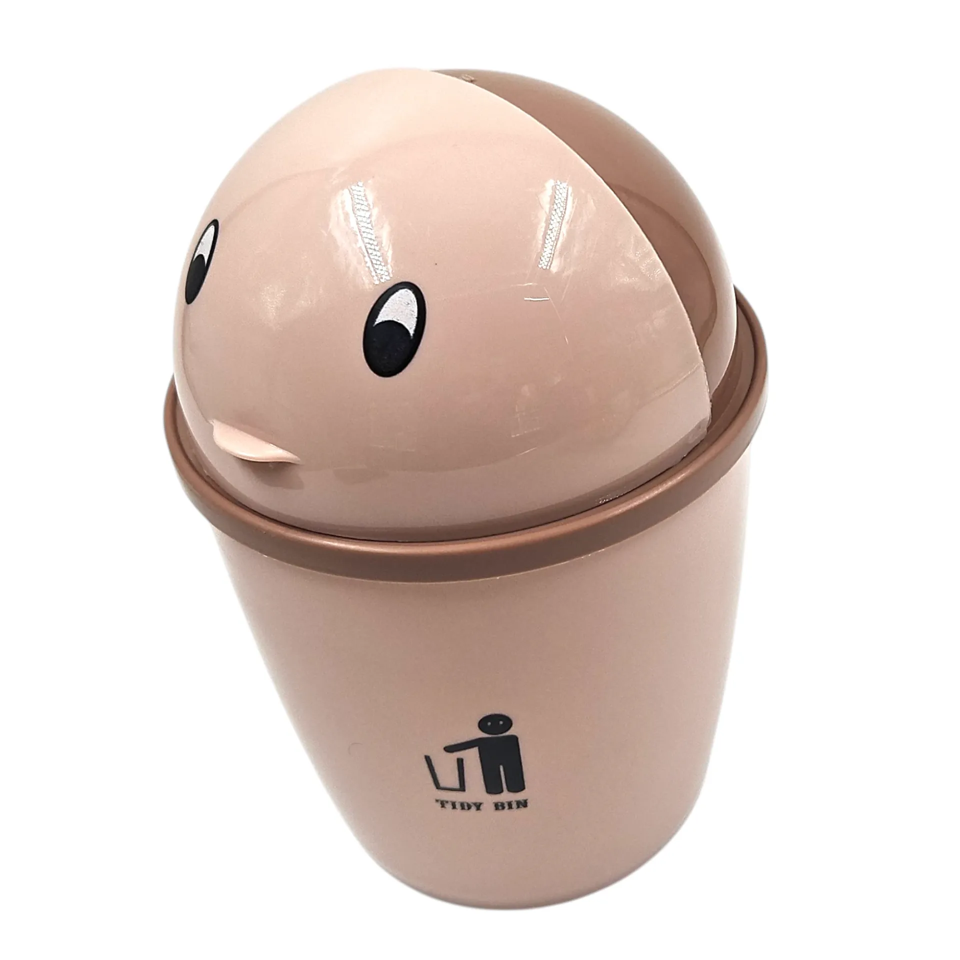 Tidy Plastic Dust Bin With Sliding Lid Big