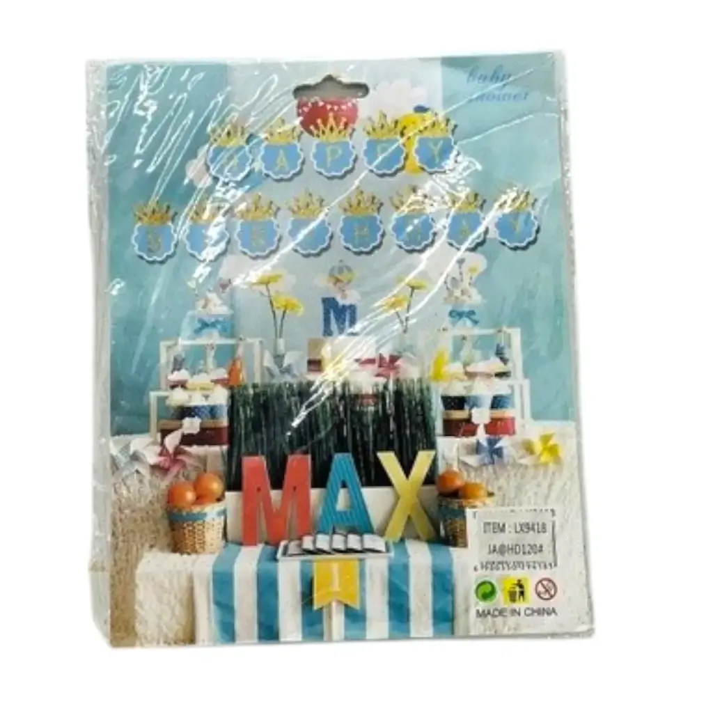 Birthday Banner Crown Theme 