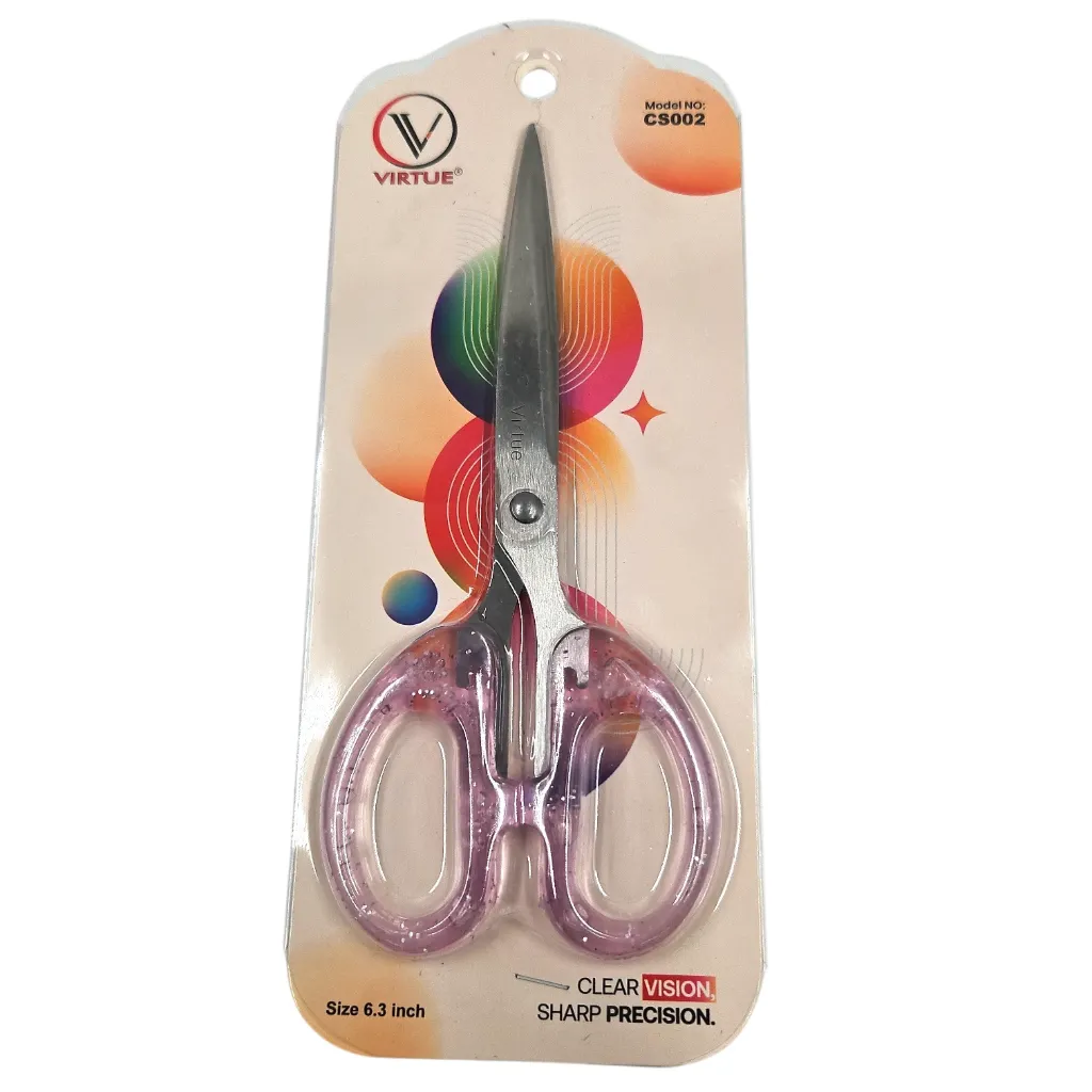 [IX2600736] CS002 Virtue Crystal Scissors 6.3 Inch (Pink)