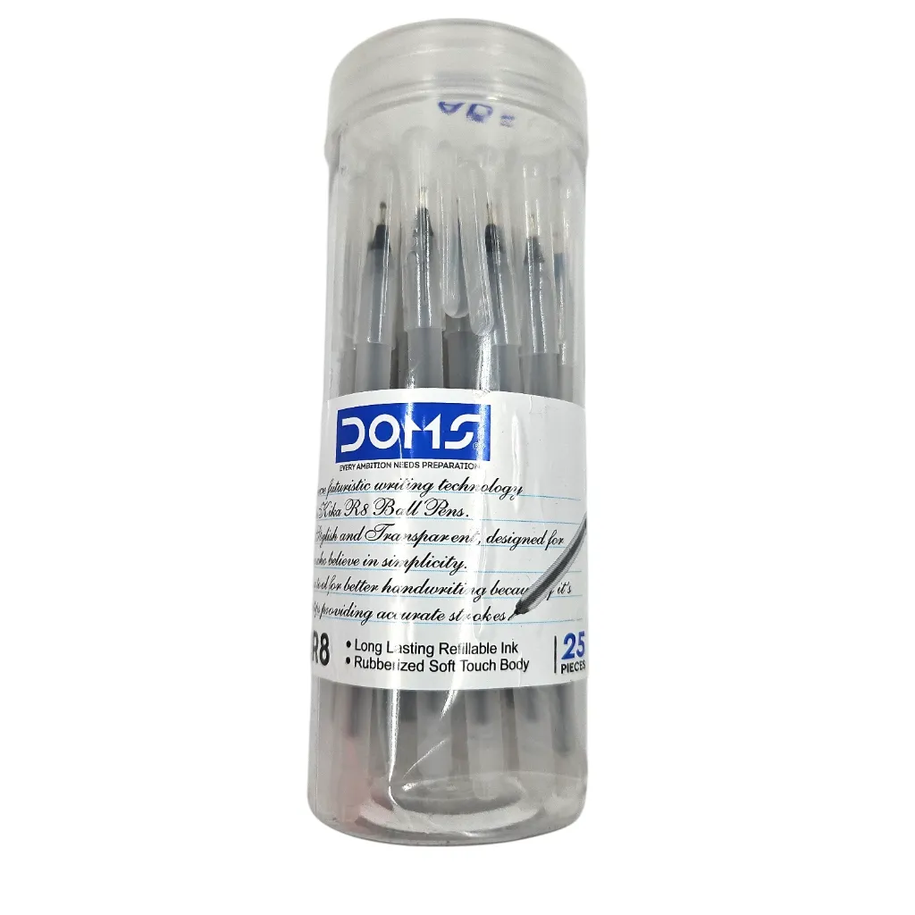 [IX2600756] Kika R8 Doms Rubberized Soft Touch Body Pens (Black)