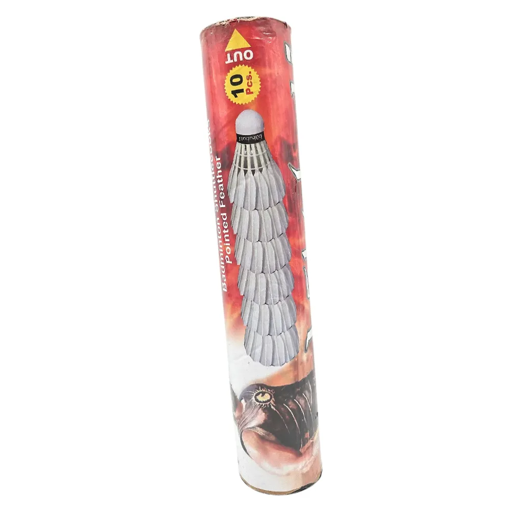 [IX2600835] Bahubali Pointed Feather Badminton Shuttle Cocks