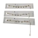 Anti Tarnish Hanging Heart Shape Charm Bracelets