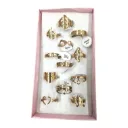 Anti Tarnish Stainless Steel Golden Rings