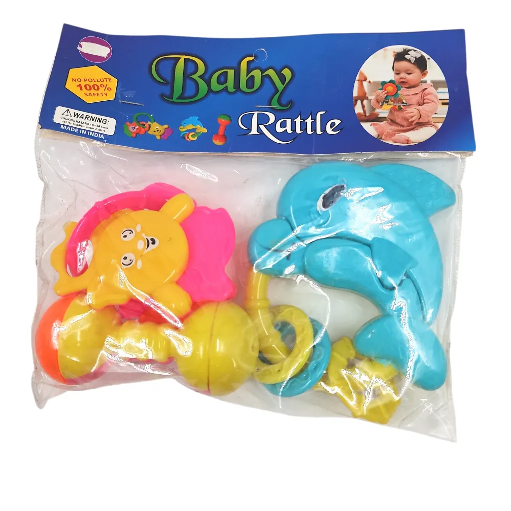 5533 JU Baby Rattles With Handle