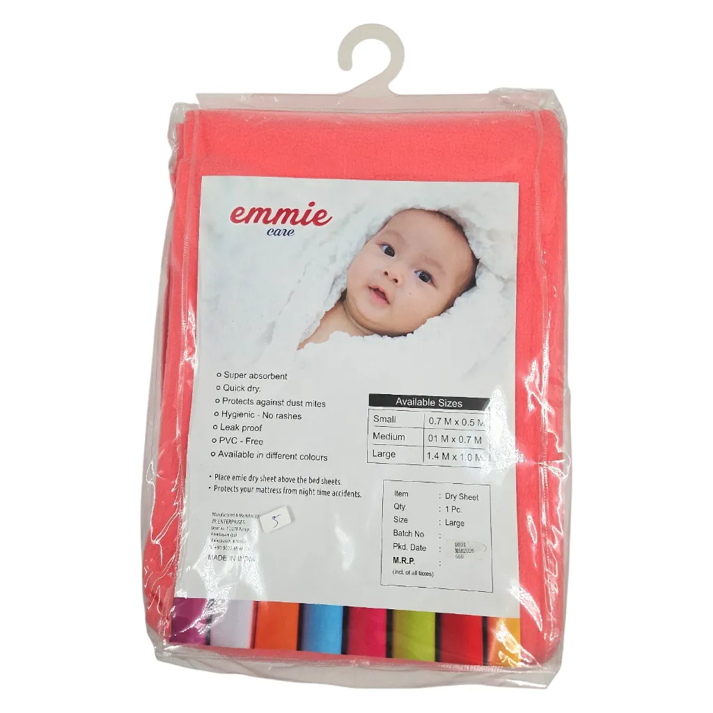 Emmie Care Dry Sheet Bed Protector Large