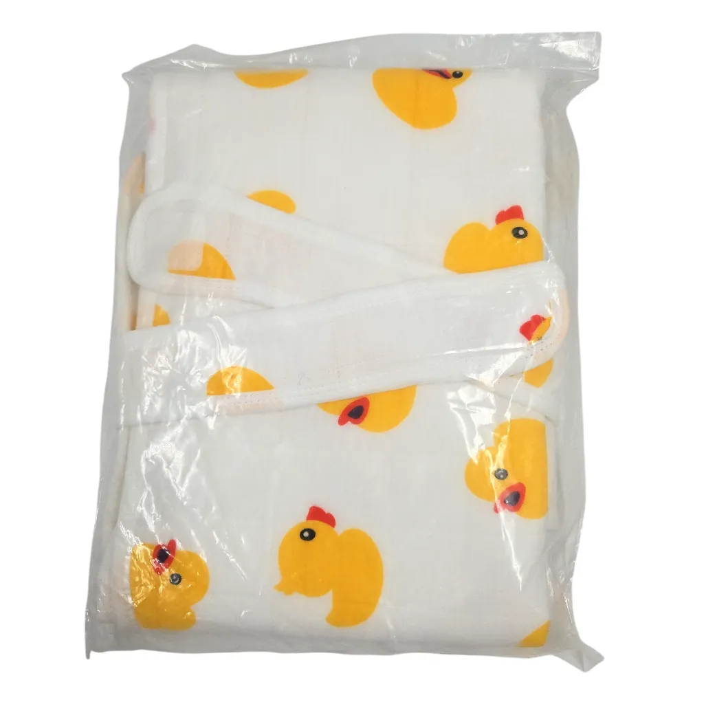 [IX2600913] Muslin Baby Wrapping Cap Turkey With Tie
