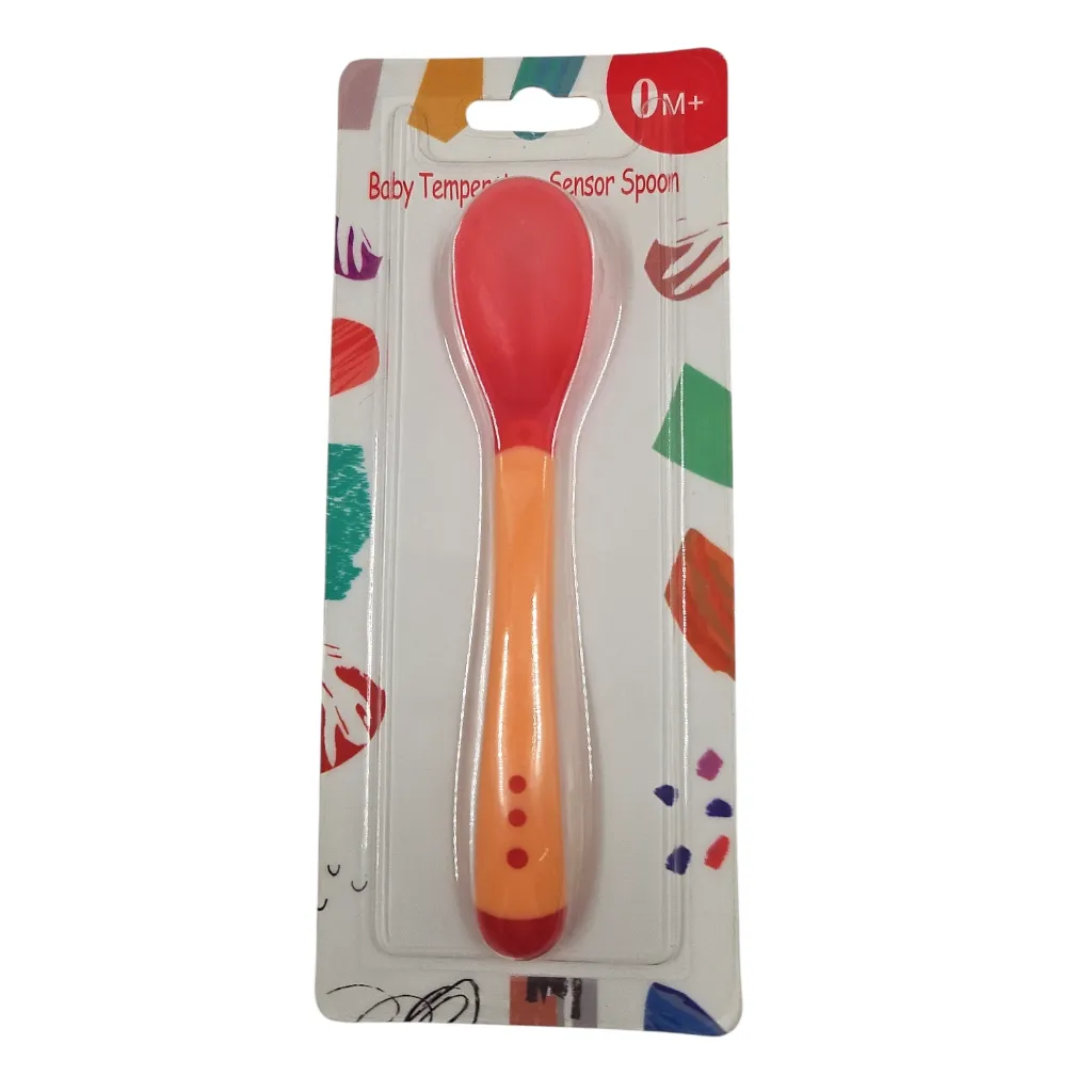 Baby Food Temperature Sensor Feeding Spoon 6+Months