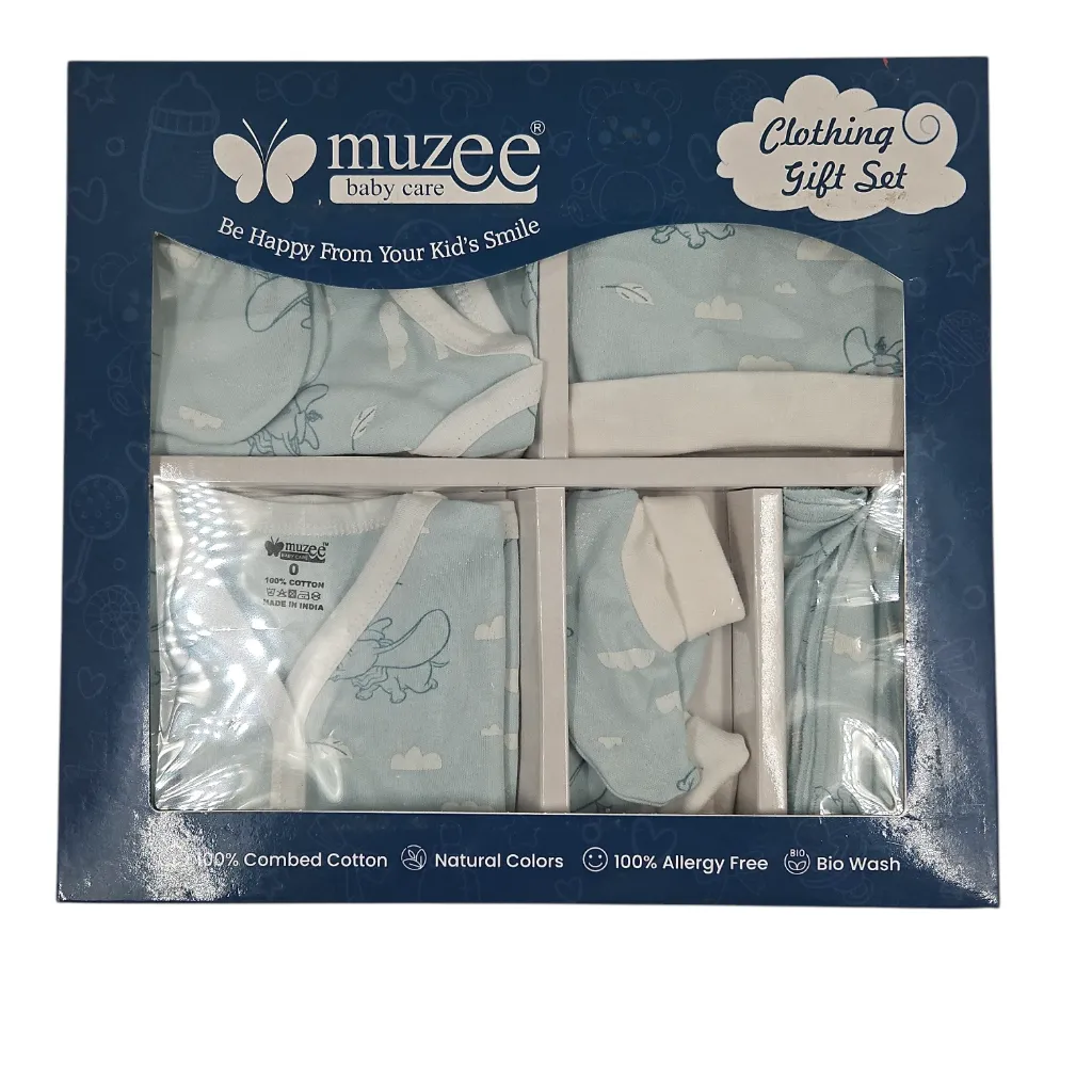 [IX2600964] Muzee Baby Care New Born 8 Pcs Clothing Gift Set