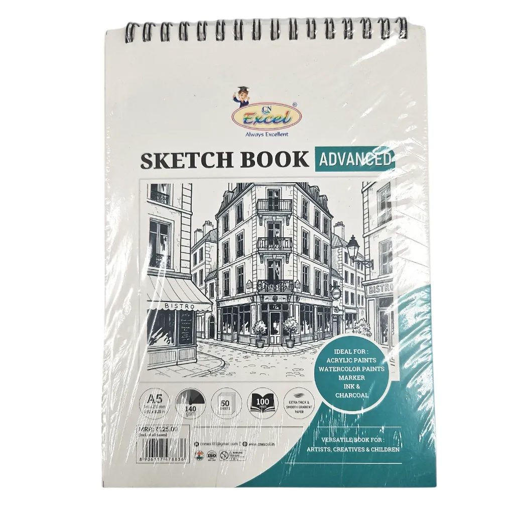 CN Excel Advanced Sketch Book A5 100 Pages