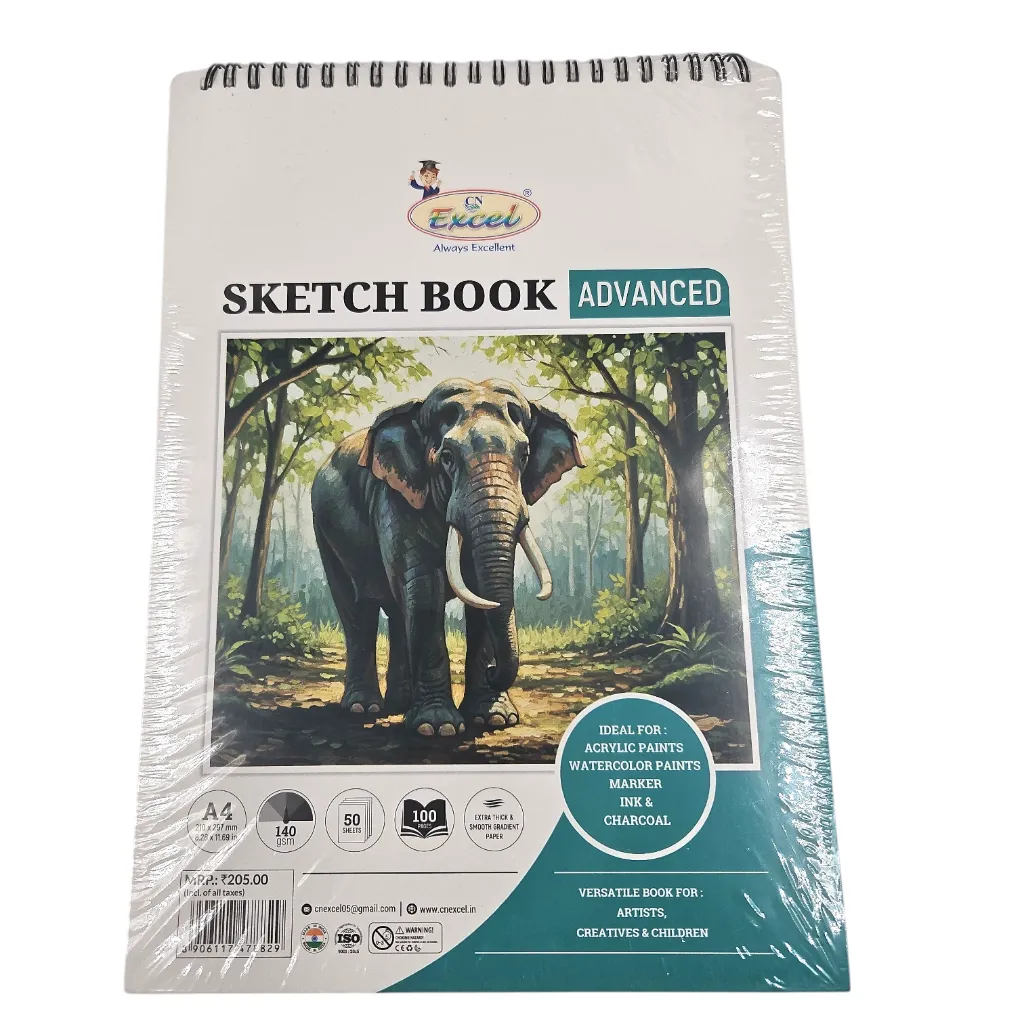 [IX2600967] CN Excel Advanced Sketch Book A4 100 Pages