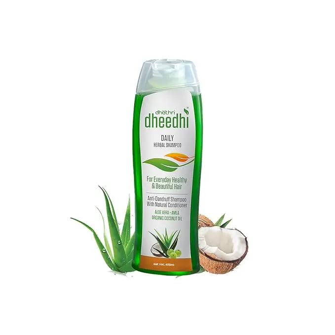 Dhathri Dheedhi Anti-Dandruff Herbal Shampoo Aloe Vera & Amla 200ml MRP 175