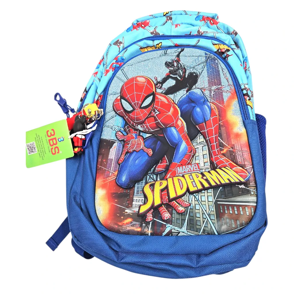 3BS SGL Medium School Backpack Bag With 3 Pockets