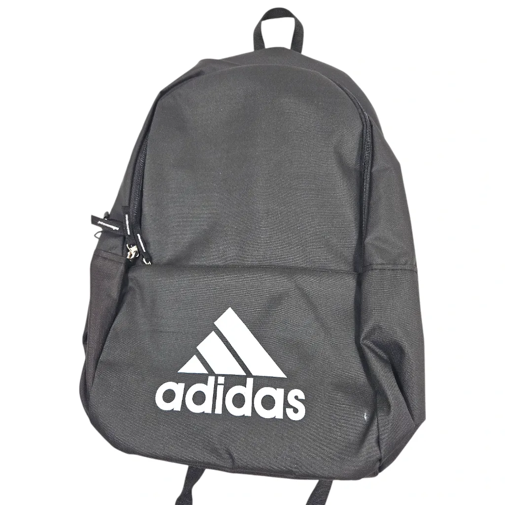 Adidas 06 School Backpack Bag 2 Pockets Black