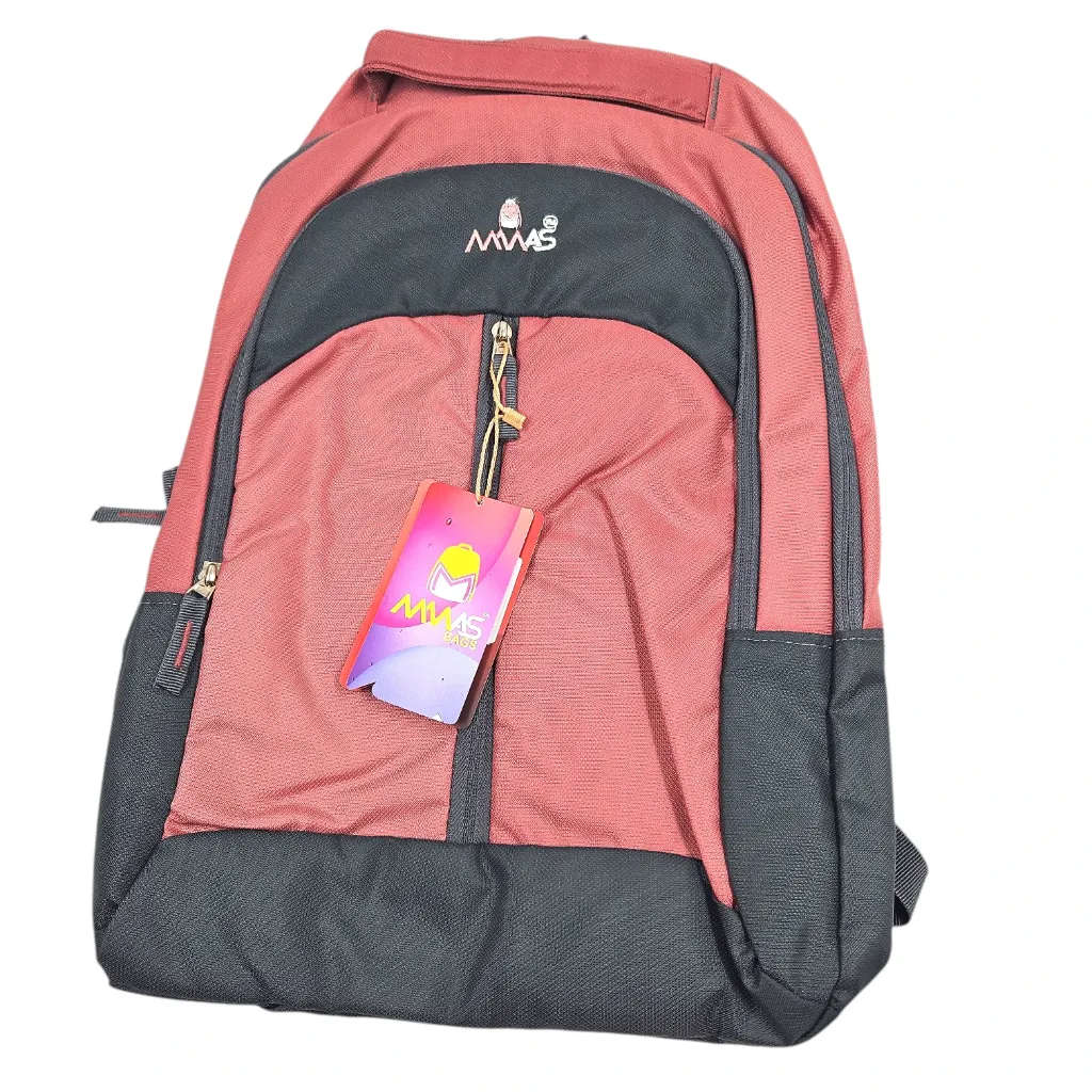 Mmas Bags Plexy Double Color School Backpack Bag With 3 Pockets