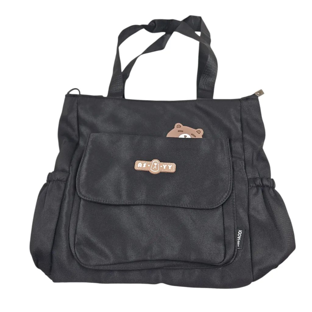 [IX2601026] Fashion Trend One Side Tote Collage Bag With Pocket