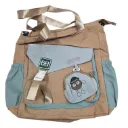 Shaleiman One Side Tote Collage Bag With 2 Pockets Attached Money Wallet