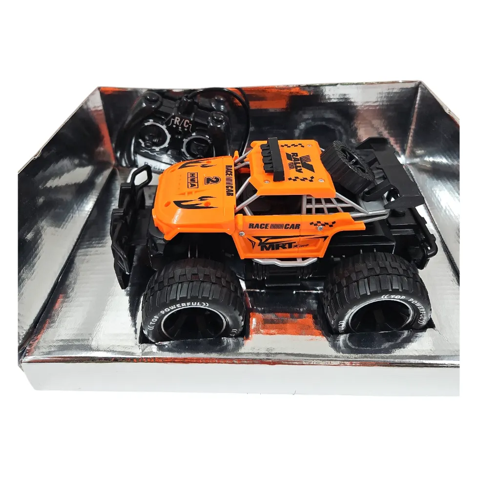 [IX2601085] AT1211 New Edition Of Sandstrom 2.4 Ghz Rock Crawler With Light & Spray RC Full Function Xtreme Off Road Spraying Car (Orange)