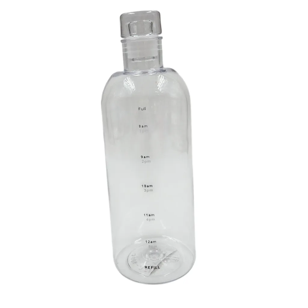 S-245 China Air Tight Transparent Water Bottle With Time Marker