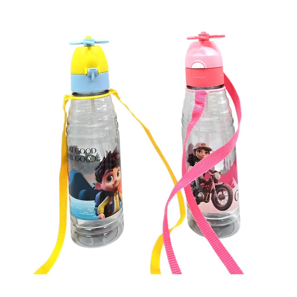 Imperial Jimmy Sipper Water Bottle With String & Push Button