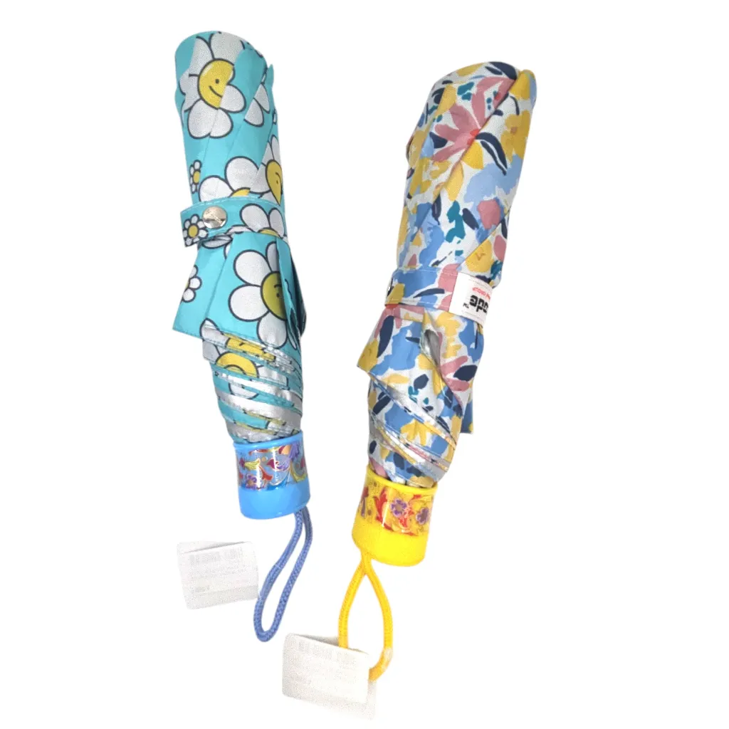 V-D Code Motherland 3 Folds Manual Printed Umbrella 26cm