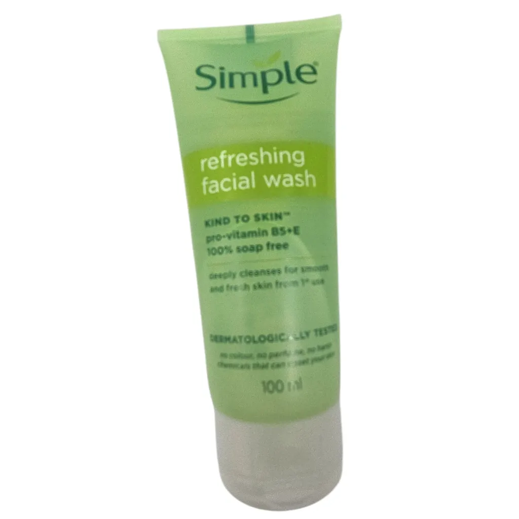 Simple Refreshing Facial Wash Pro-Vitamin B5+E 100 ml