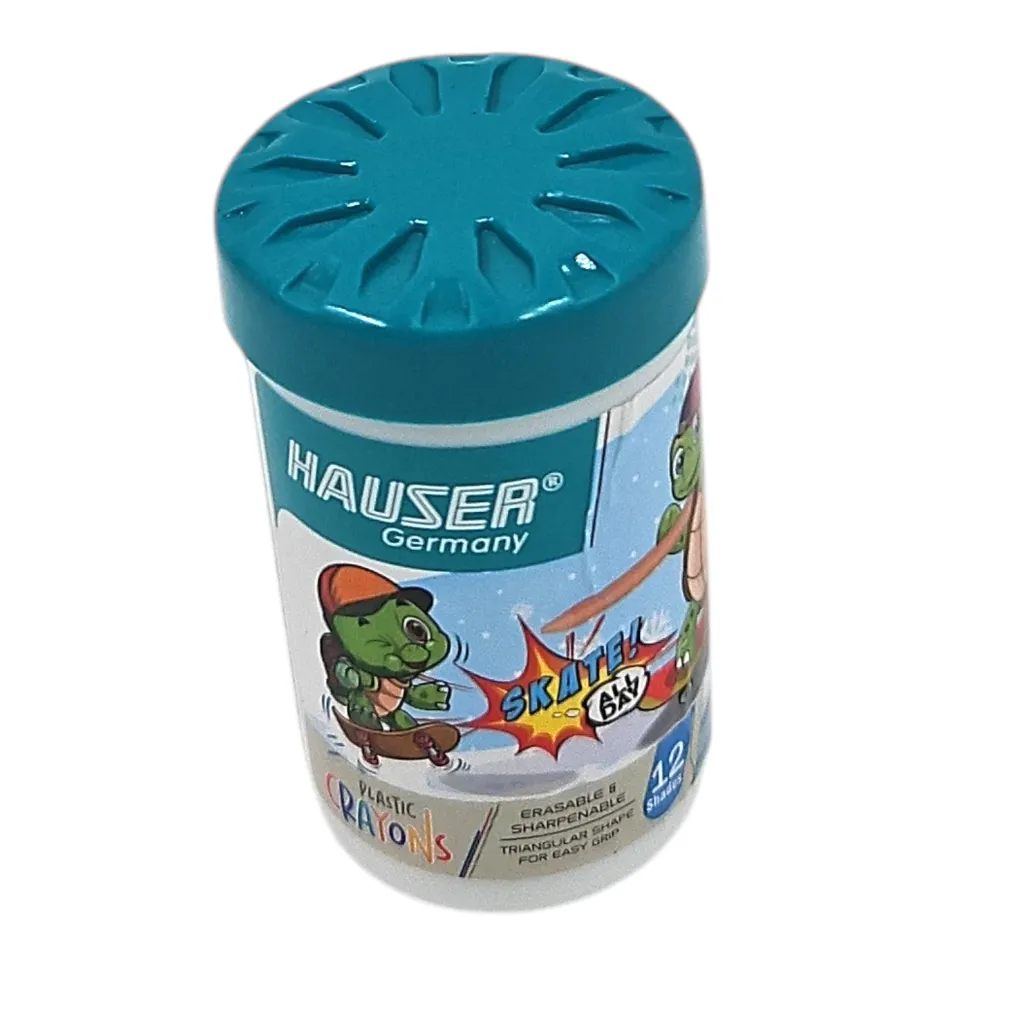 [IX2601291] Hauser Germany Plastic Crayons 12 Shades
