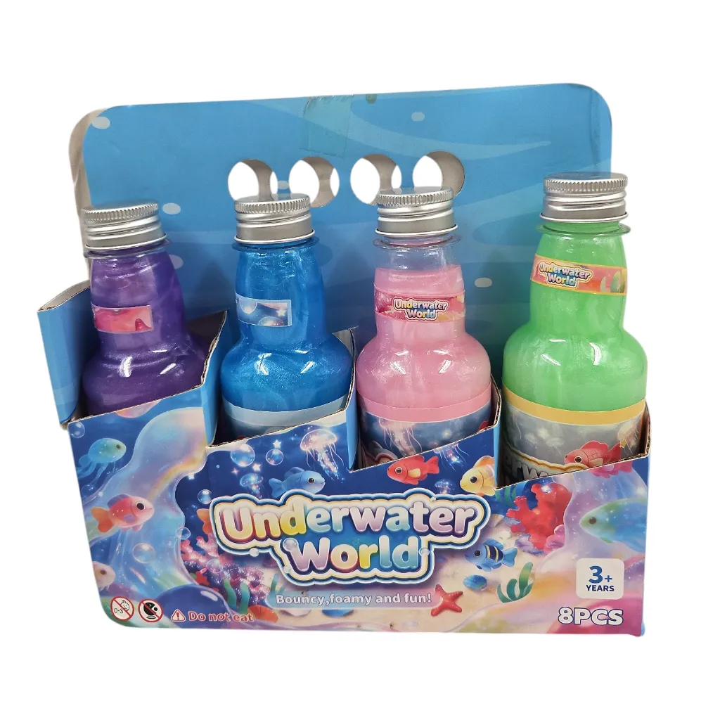 Underwater World Bouncy, Foamy And Fun Slime In Bottle 250ml
