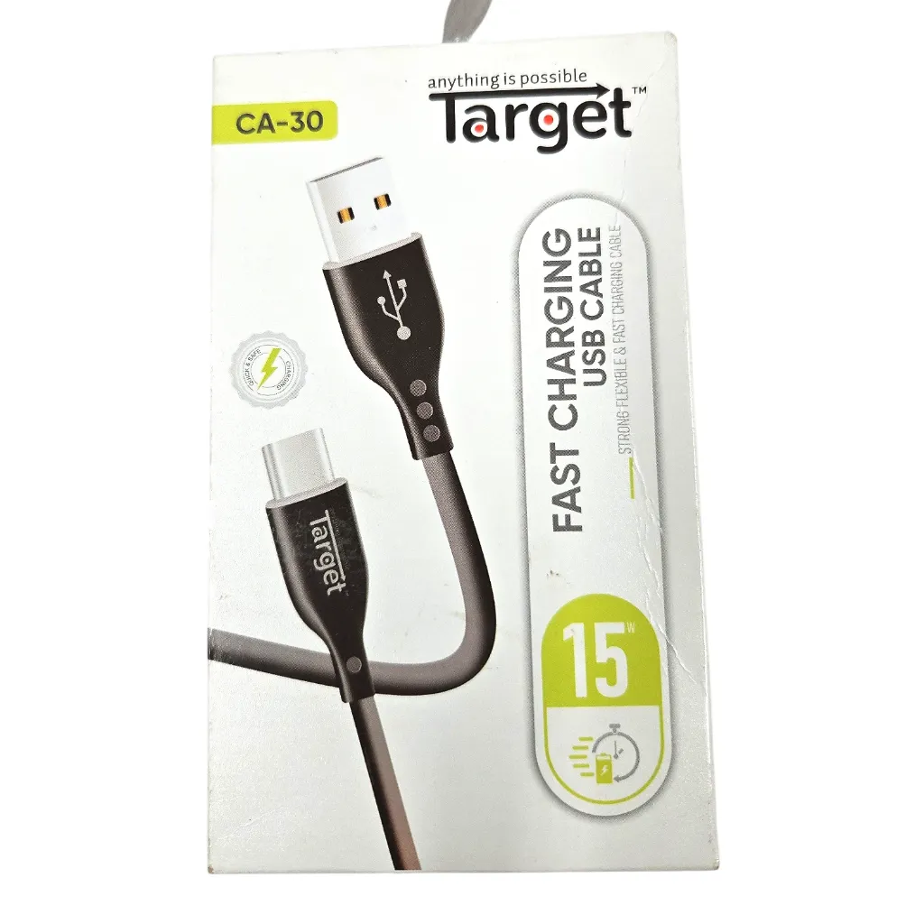 CA-30 V8 Micro Ultra Durable Fast Charging USB Cable 15W [Target]