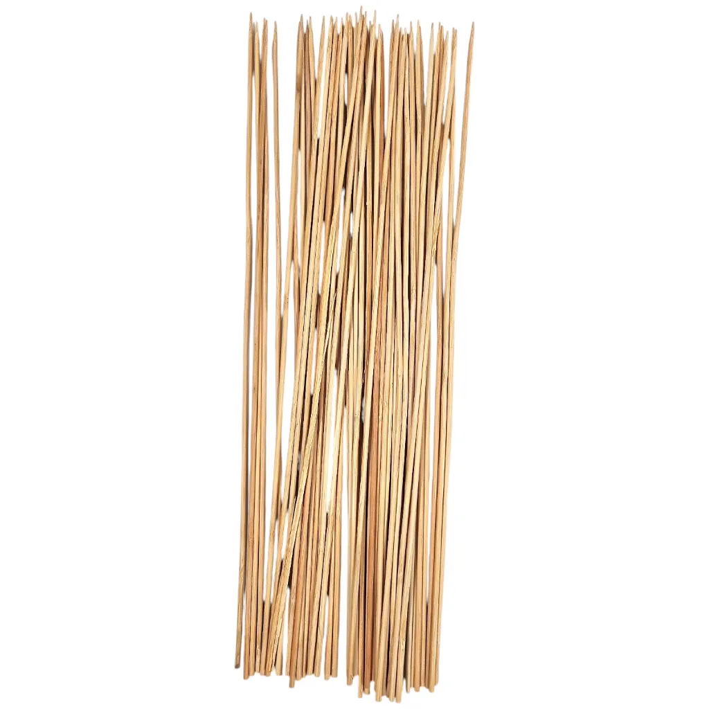 Round Bamboo Stick For Crafts 14 Inch Green Pkt